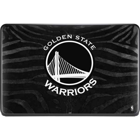 NBA Golden State Warriors Black Animal Print Google Pixelbook Go Skin